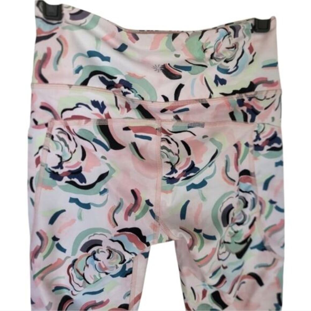 Athleta Women's Ultimate Stash II Capri color Elegance Floral Orchid Plus 3X New - Picture 10 of 16